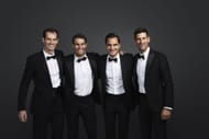 (L-R): Andy Murray, Rafael Nadal, Roger Federer, and Novak Djokovic ahead of the Laver Cup 2022