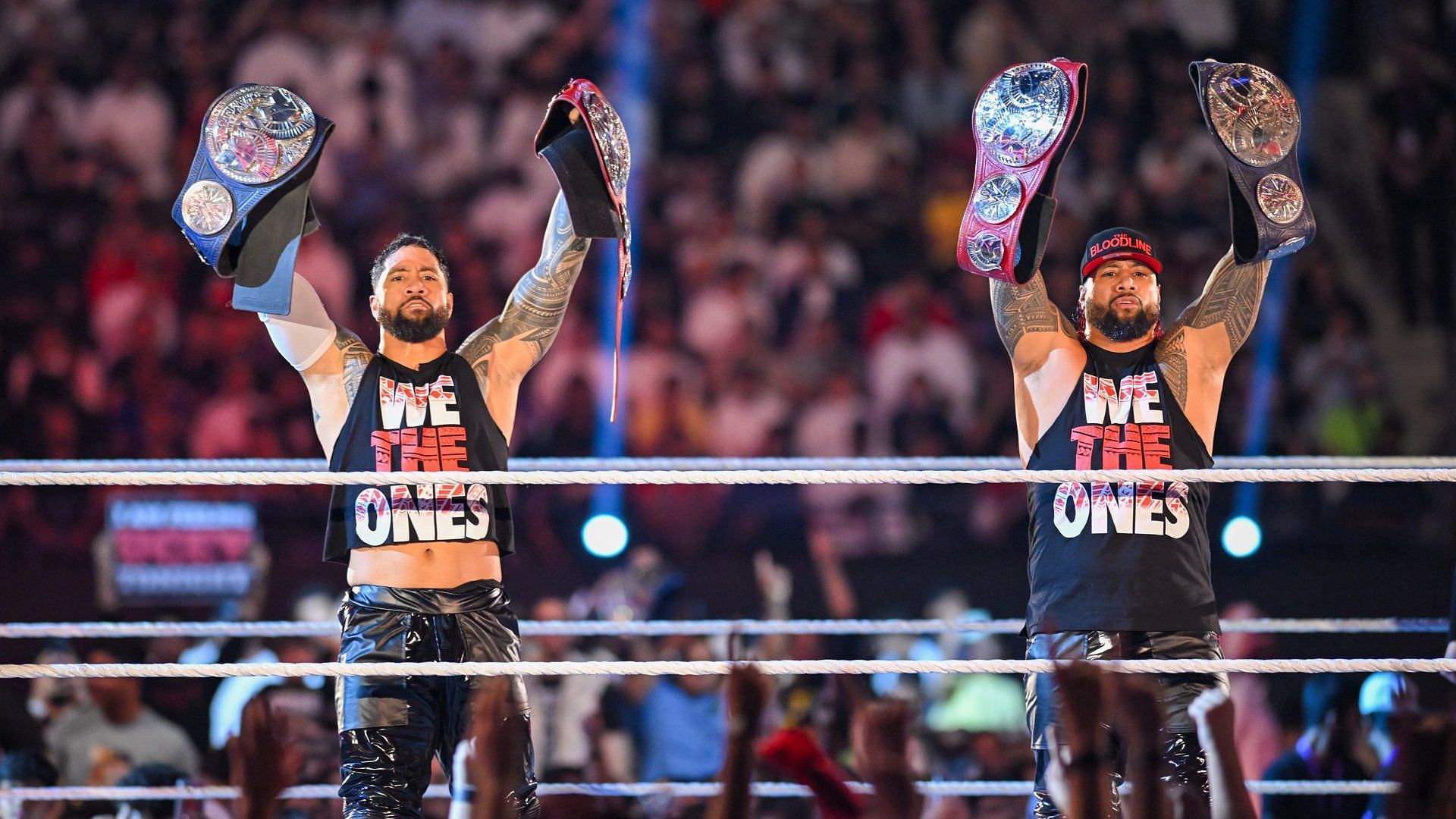 The Usos at Crown Jewel 2022