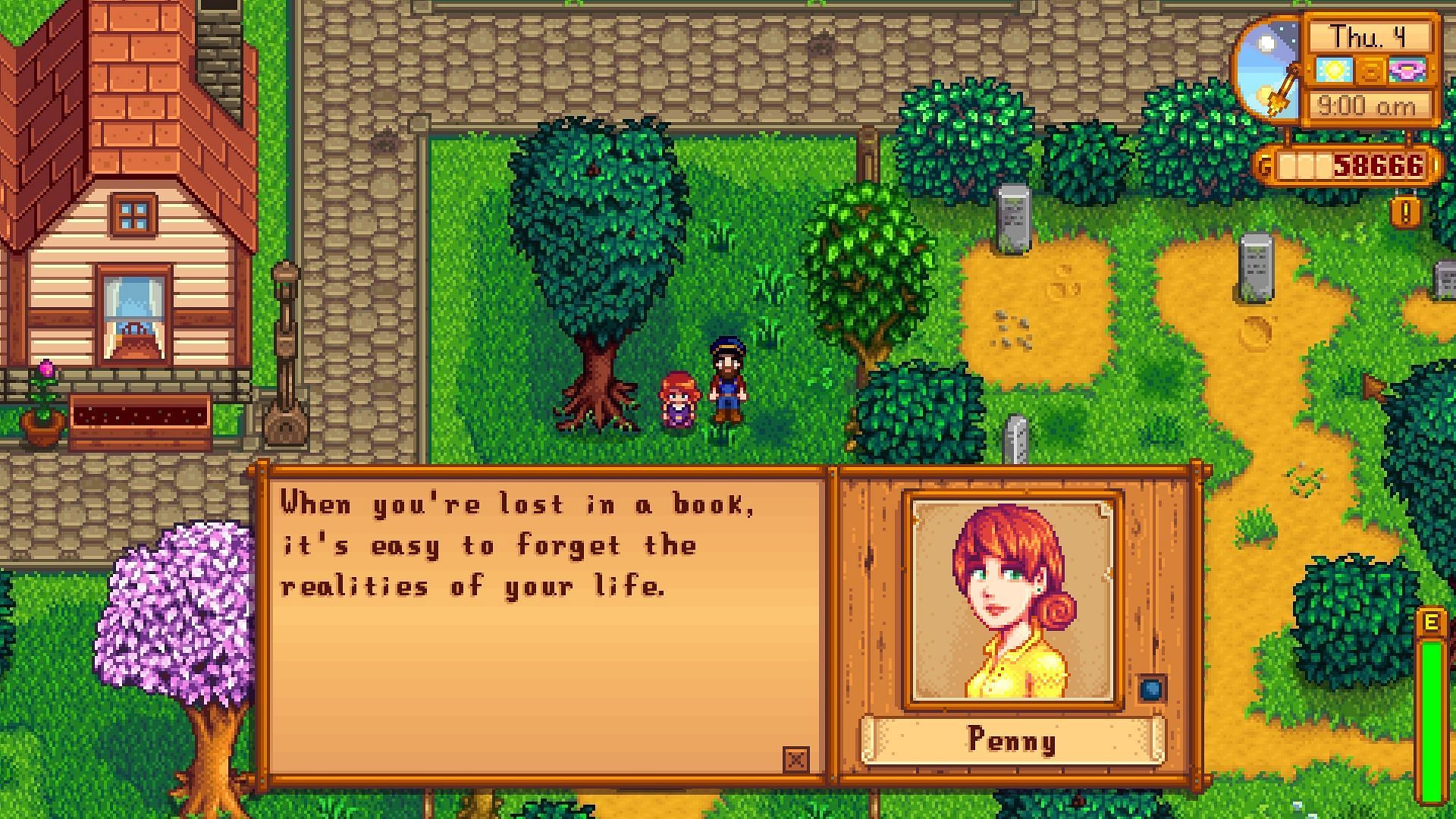 A Minecraft player recently created a build of Penny, one of the NPCs of Stardew Valley (Image via Chucklefish)