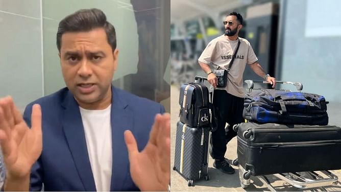 "Itna Sara Luggage for commentary??" - Aakash Chopra reacts to Dinesh Karthik taking 4 suitcases and 1 handbag for Border-Gavaskar Trophy