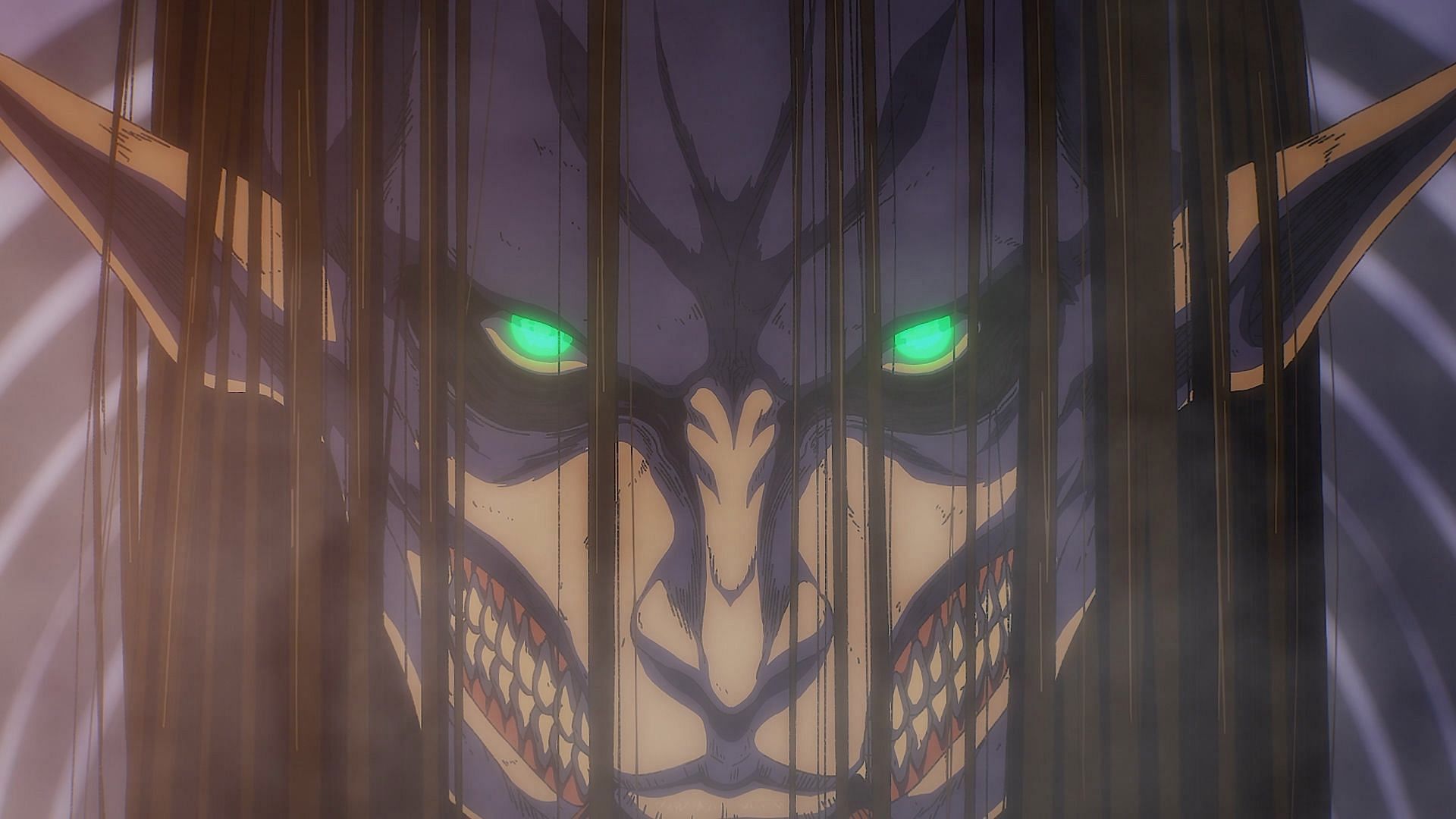 Eren as Founding Titan as seen in the anime (Image via MAPPA)