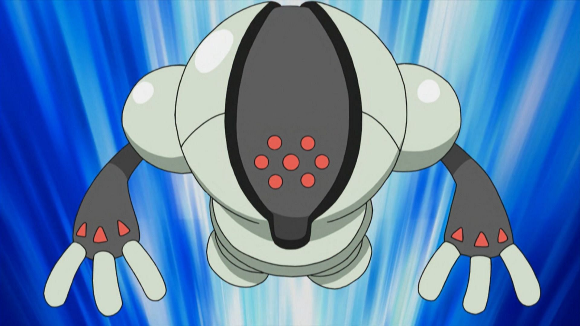 Registeel as it appears in the anime (Image via The Pokemon Company)