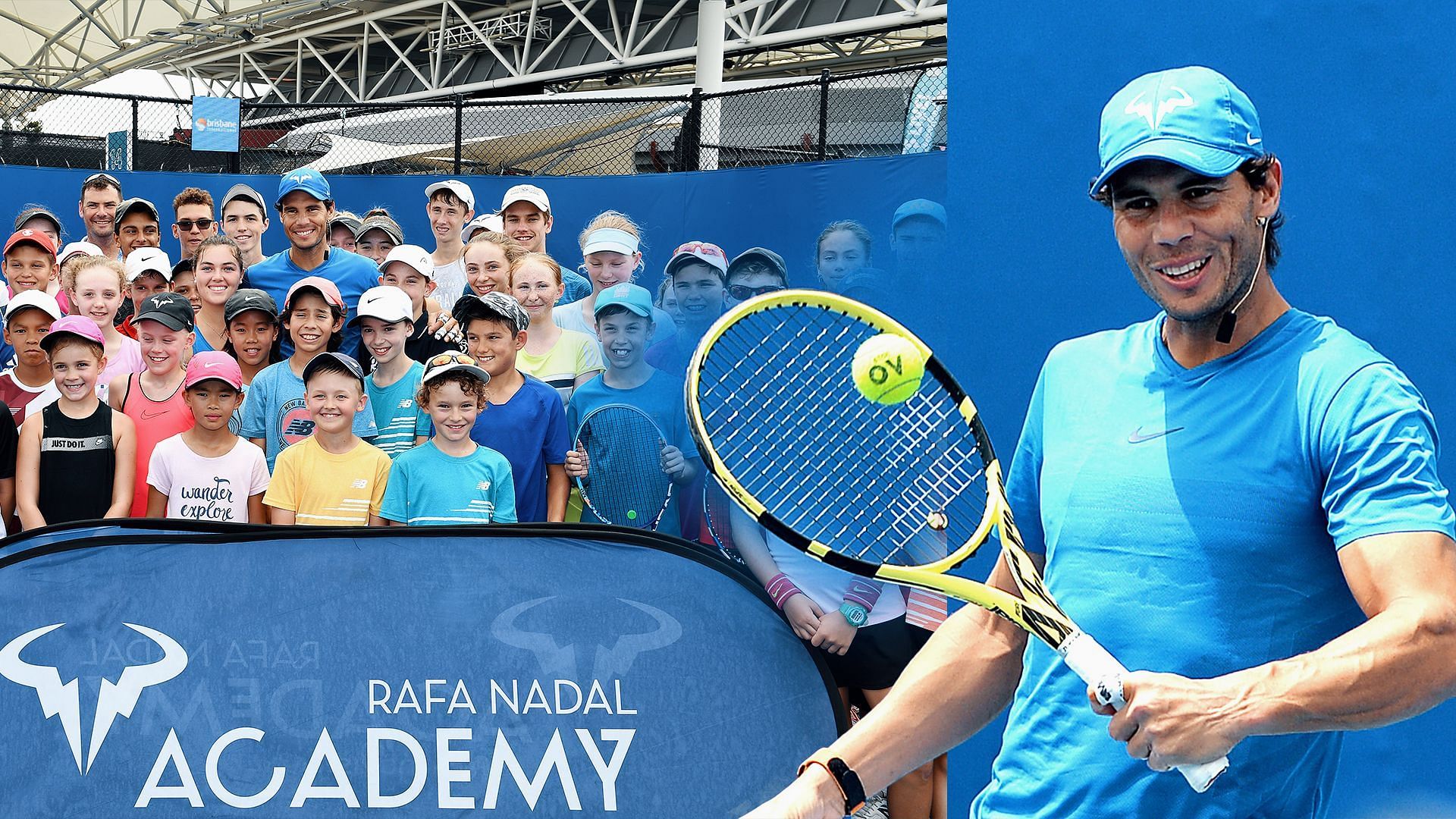 Rafael Nadal inaugurated his tennis academy in 20216