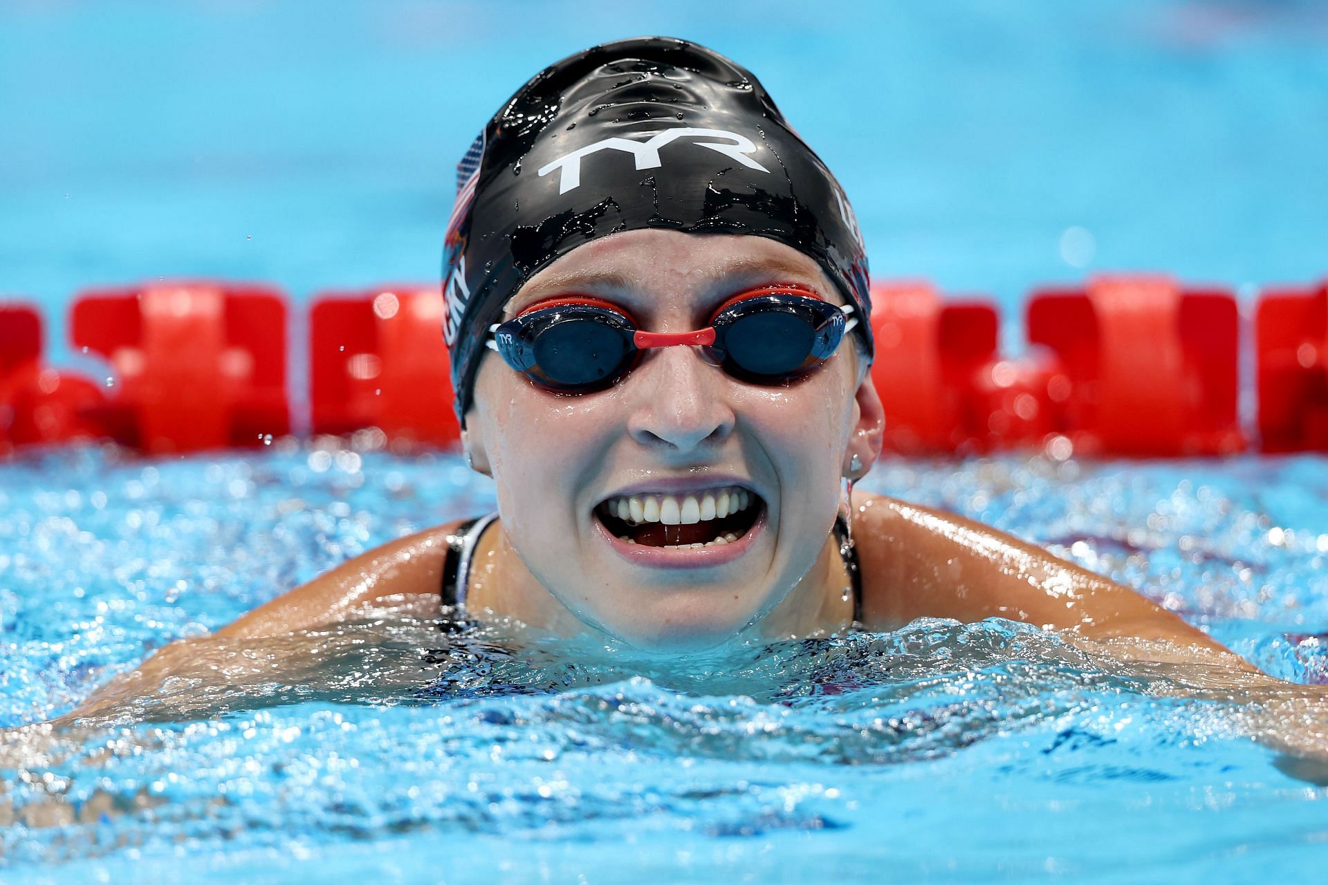 Katie Ledecky at the 2020 Tokyo Olympics