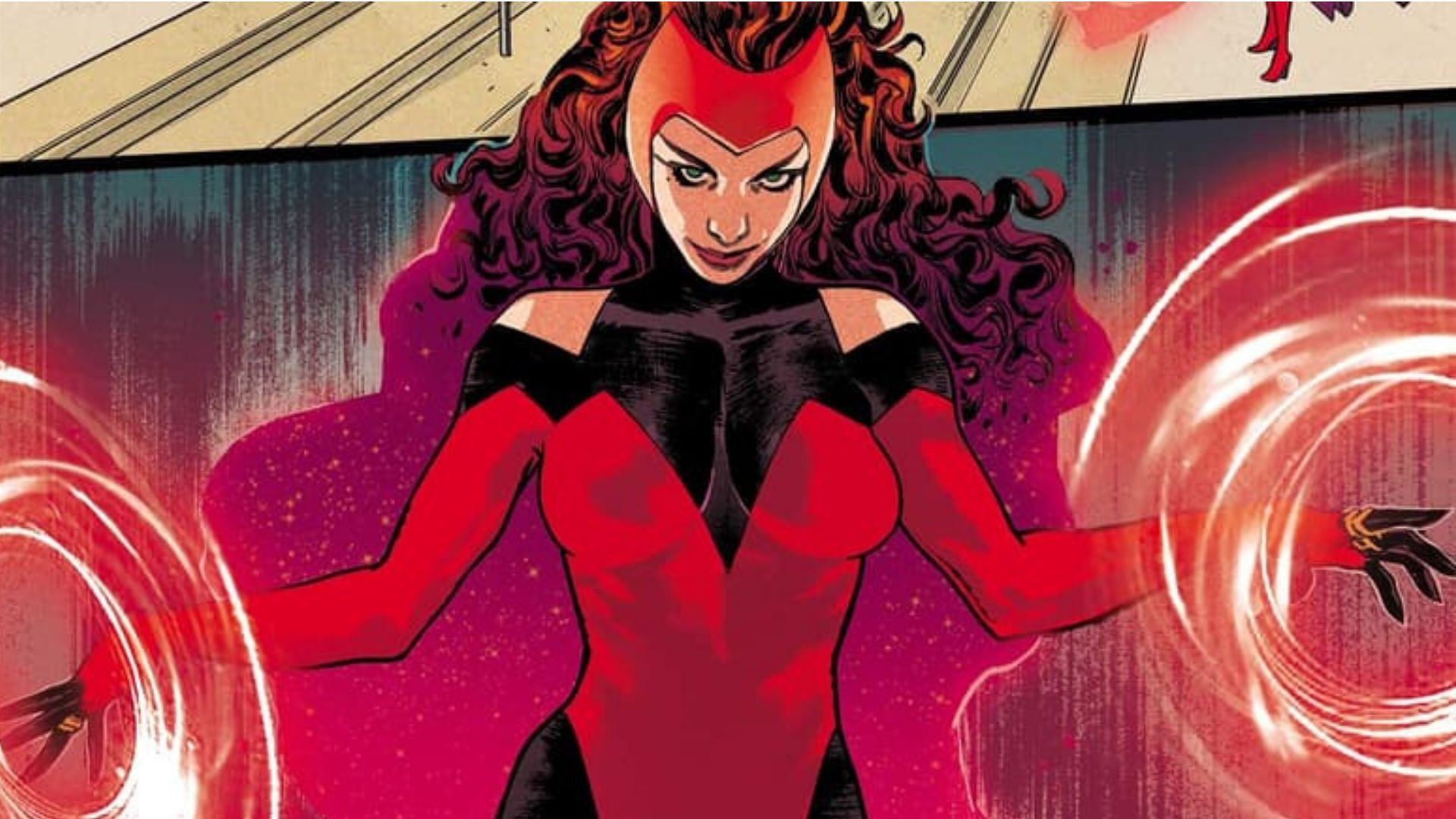 Scarlet Witch can use powerful spells to defeat Superman (Image via Marvel.com)