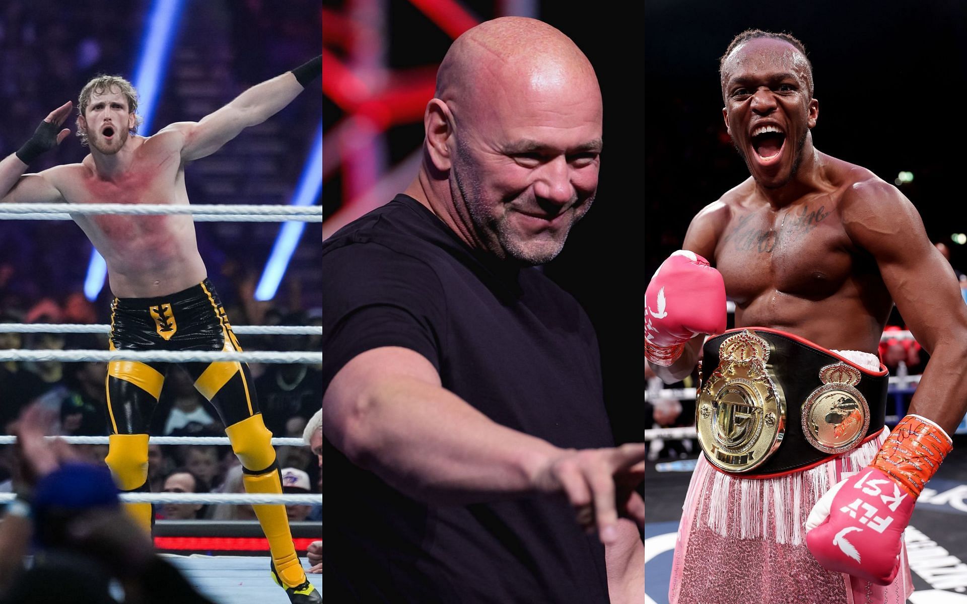 Logan Paul, Dana White, KSI