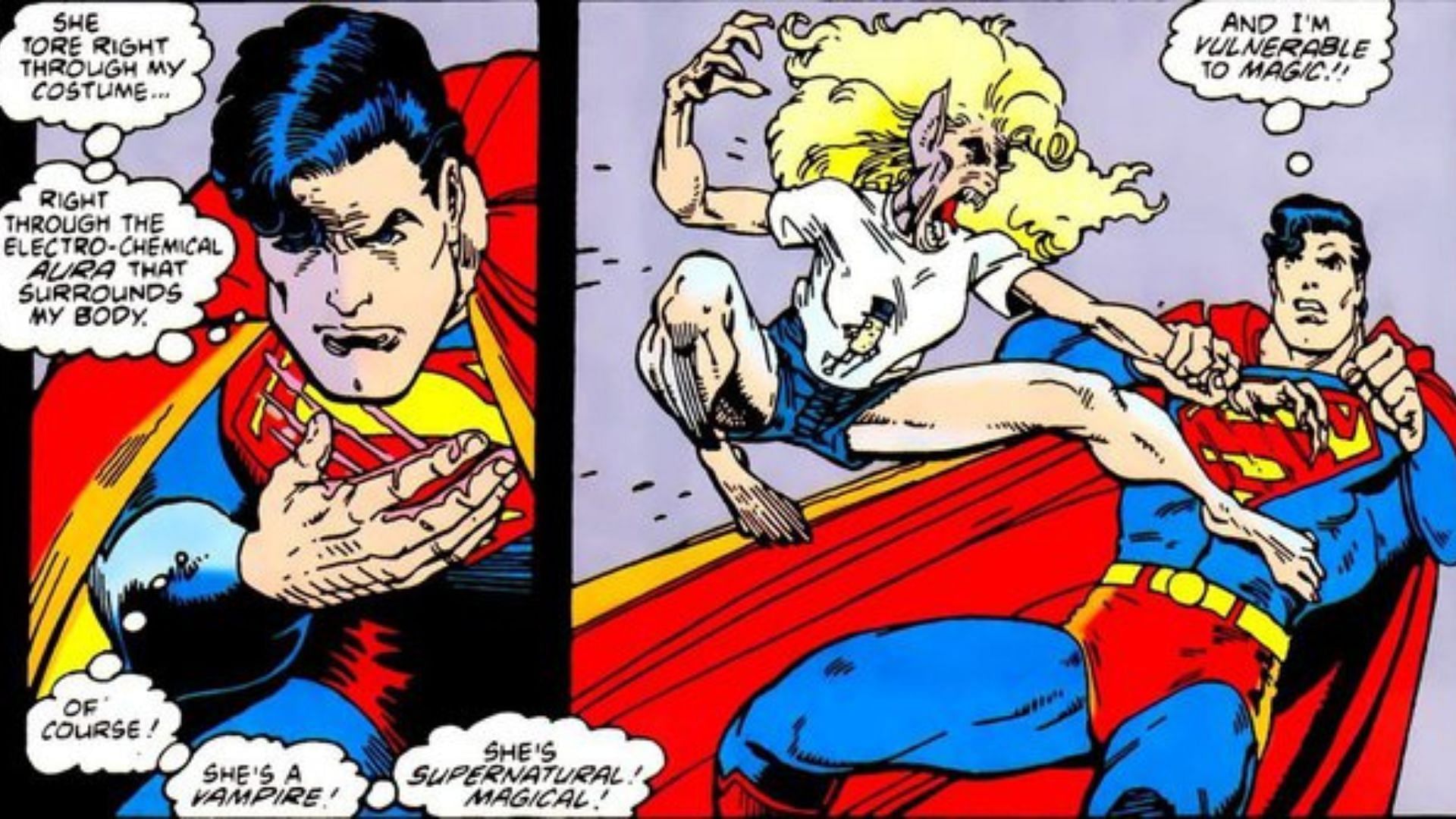 Very dark magic may seriously harm Superman (Image via DC Comics)