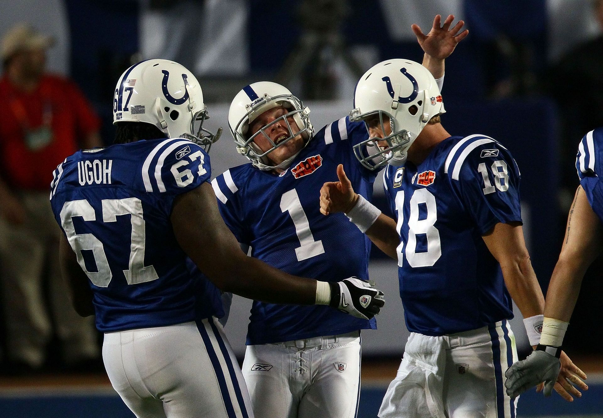 Pat McAfee and Peyton Manning: Super Bowl XLIV Pat McAfee and Peyton Manning