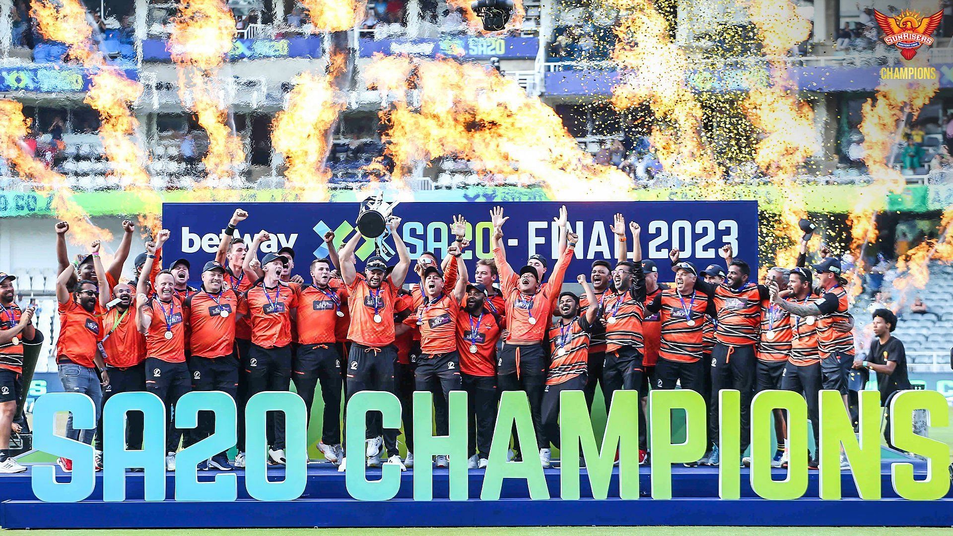 Sunrisers Eastern Cape won the first edition of the SA 20 [Pic Credit: SEC Twitter]