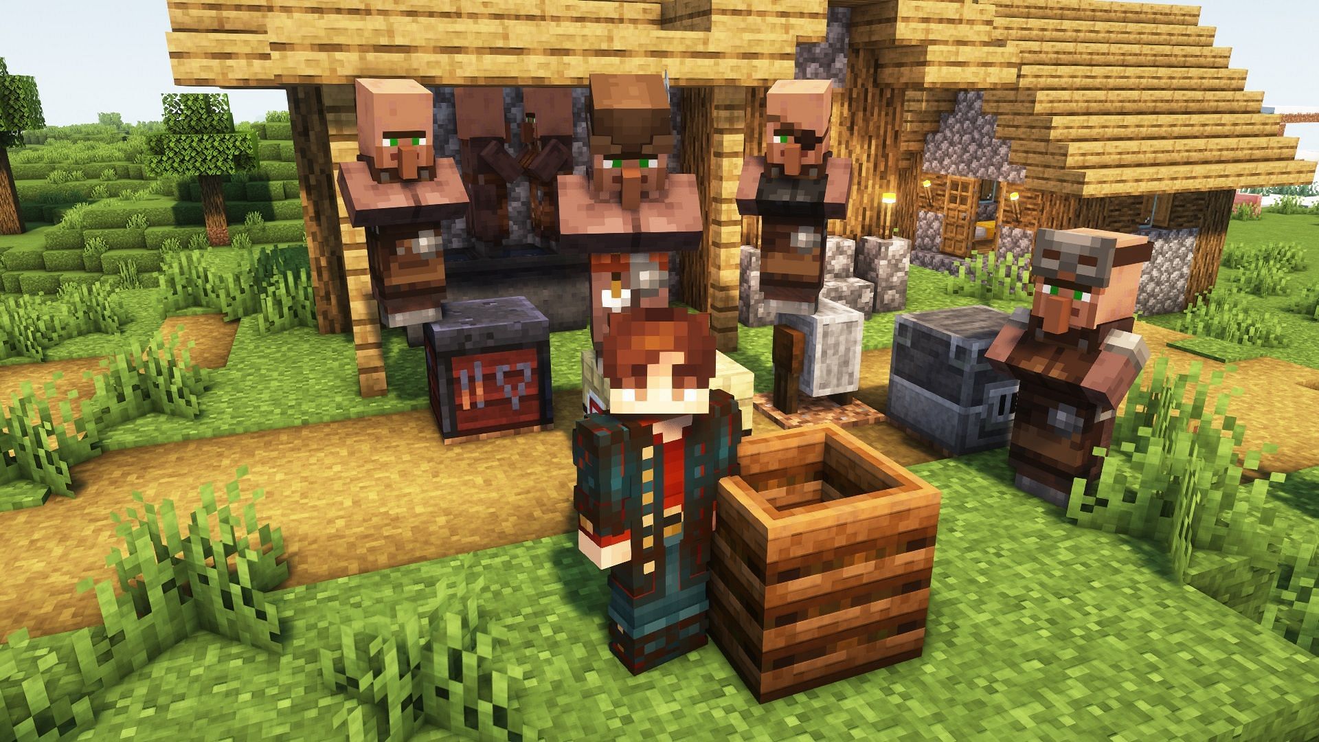 Minecraft traders (Image via Mojang)