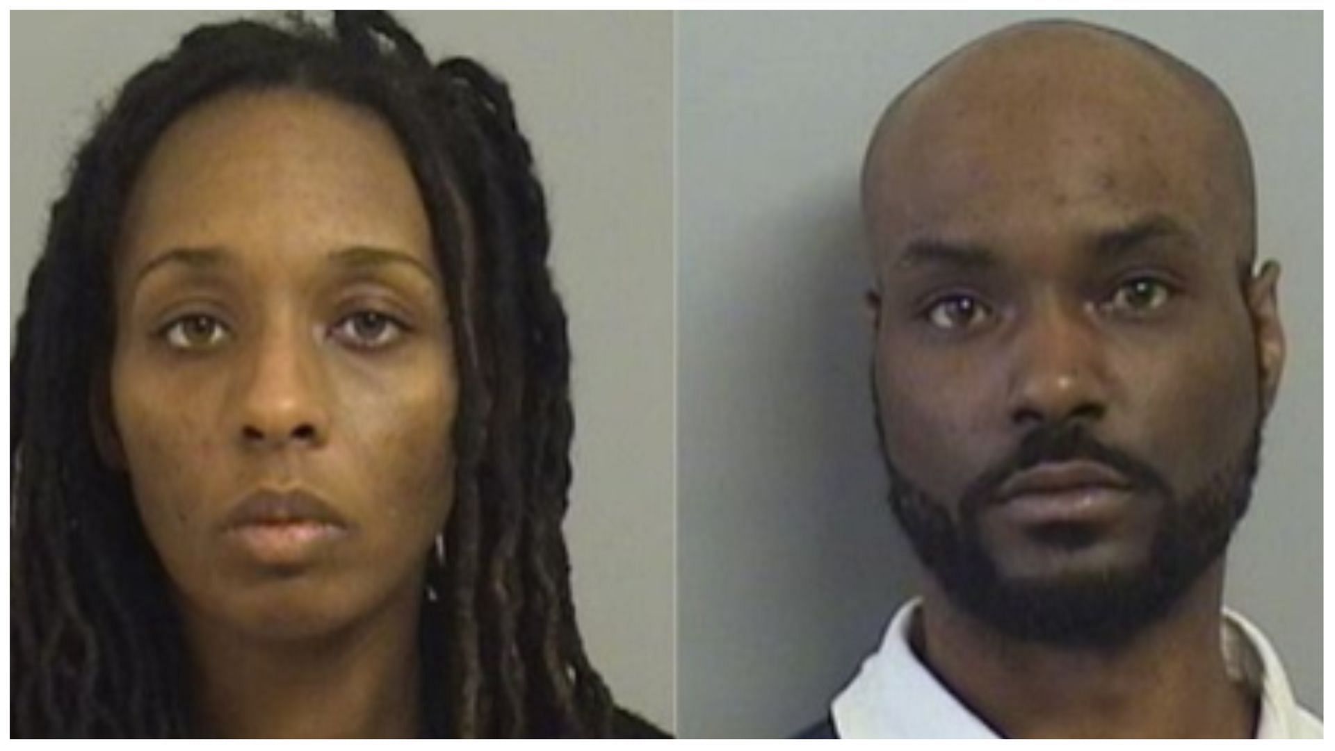 Camille Lewis and John Miles were arrested in charges of child abuse, (Image via prizebondlives/Twitter)