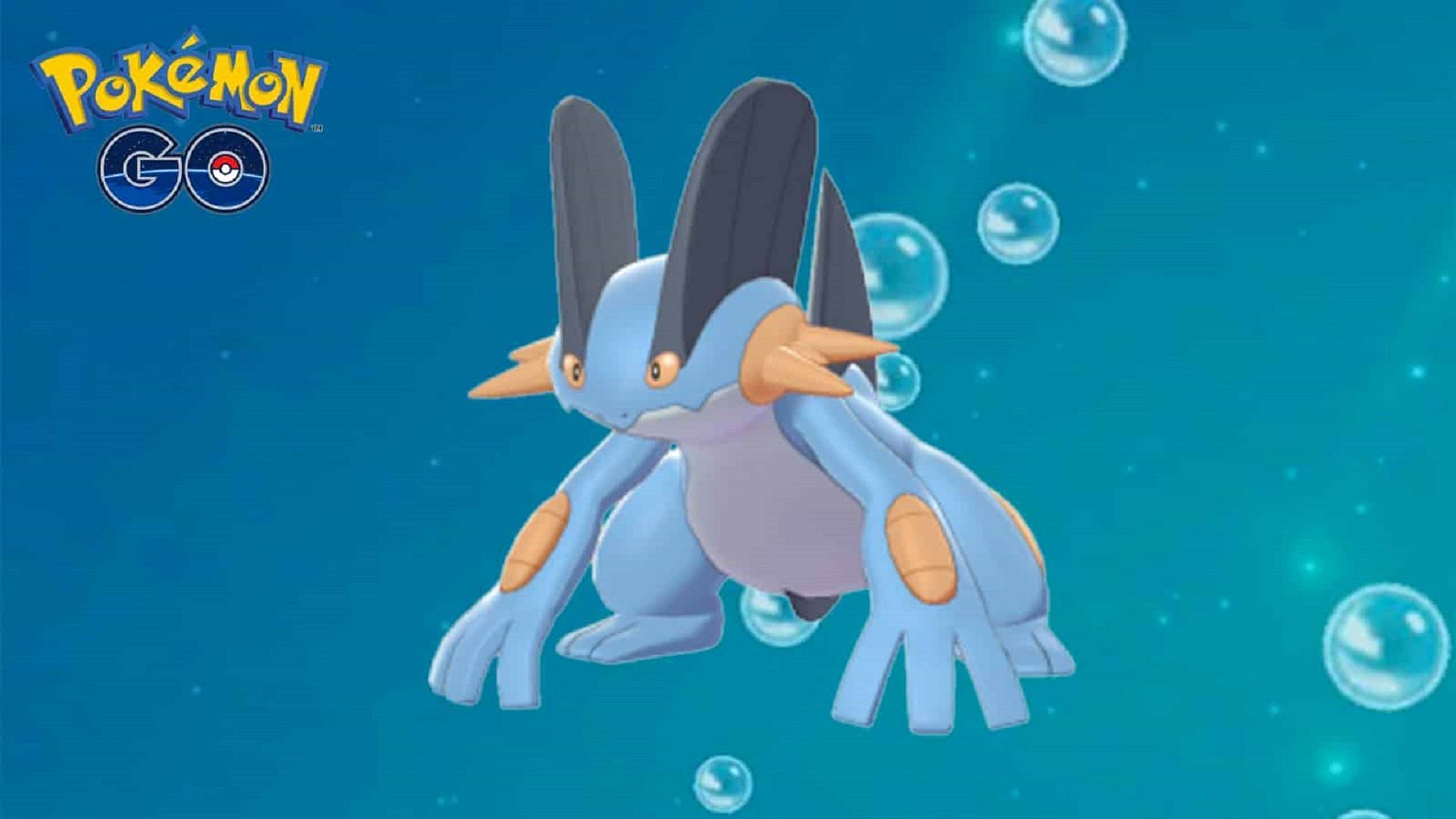 A Water/Ground-type creature like Swampert is a perfect fit to beat Combusken in Pokemon GO battles (Image via Niantic)