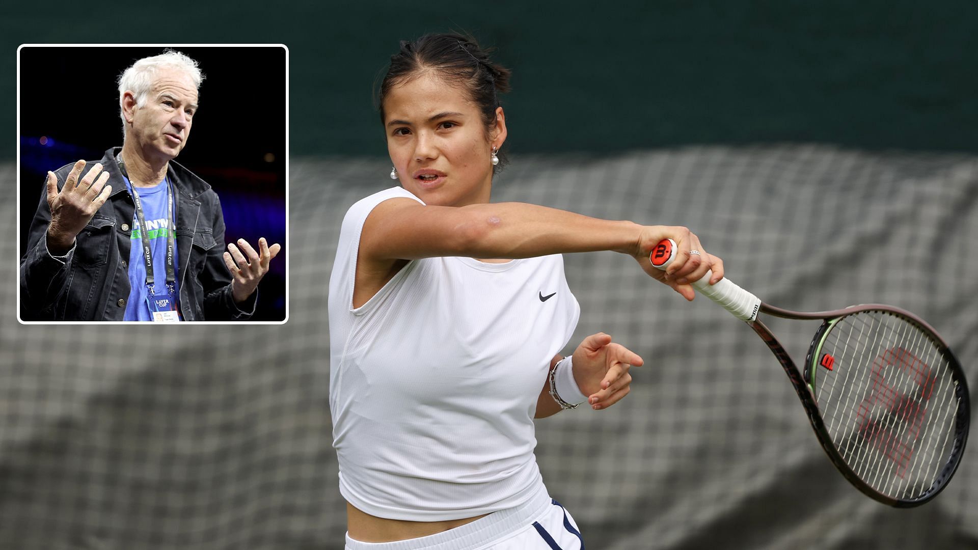 John McEnroe has backed Emma Raducanu to rediscover her form.