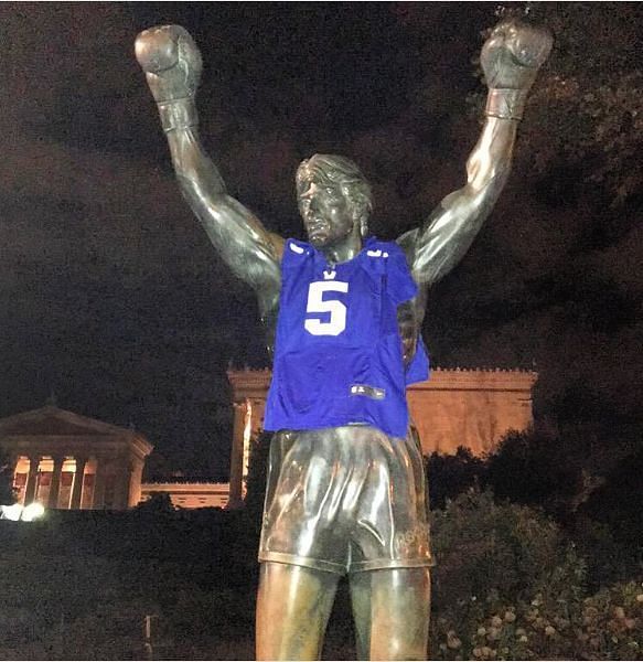 Oh No - Someone Put A Chiefs Logo On The Rocky Statue – OutKick