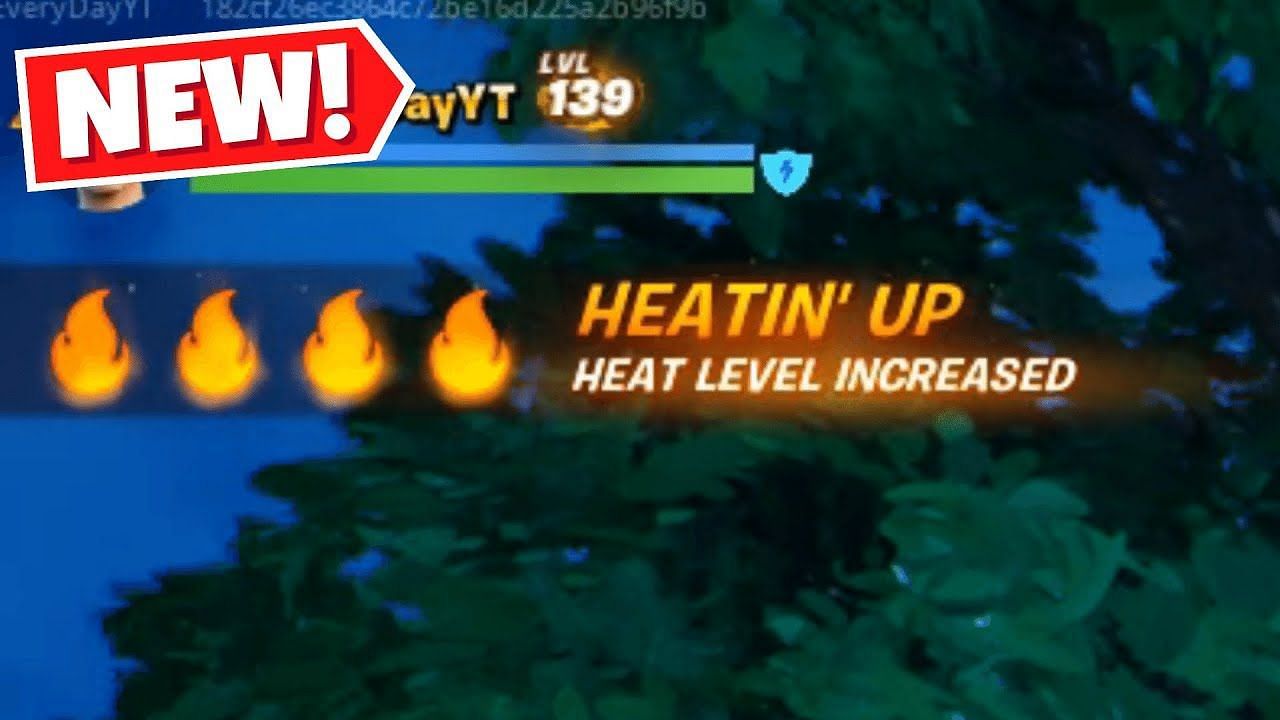 Heat Levels in Fortnite (Image via Every Day FN on YouTube)