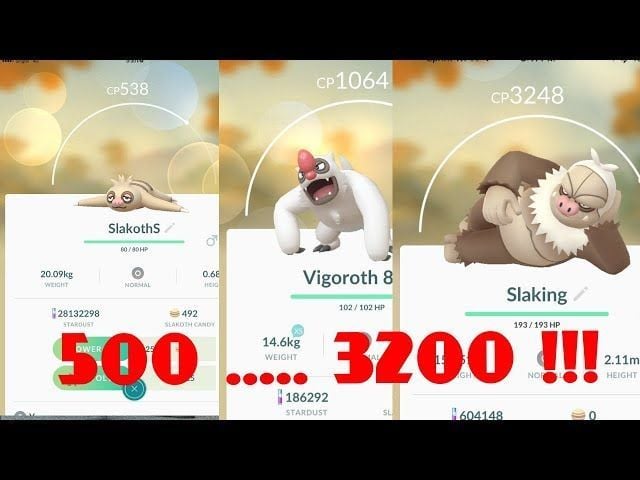 thumbnail image 2 of Pokémon Go ✨ Shiny Slakoth Visor – Android – 80k Stardust – Brand New 2 of 2