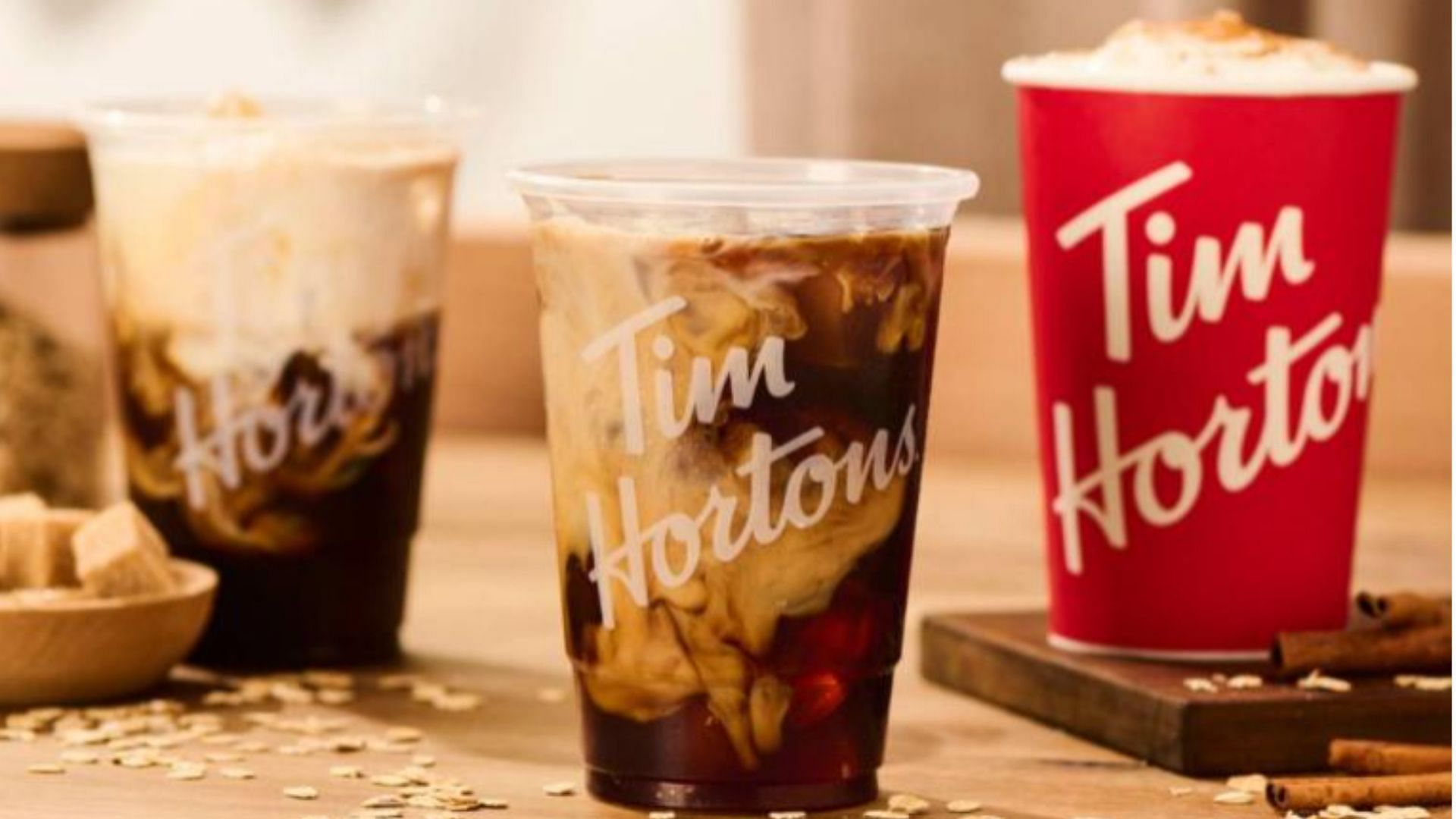 the Cinnamon Sugar Oatmilk line-up is returning for a very limited time (Image via Tim Hortons)