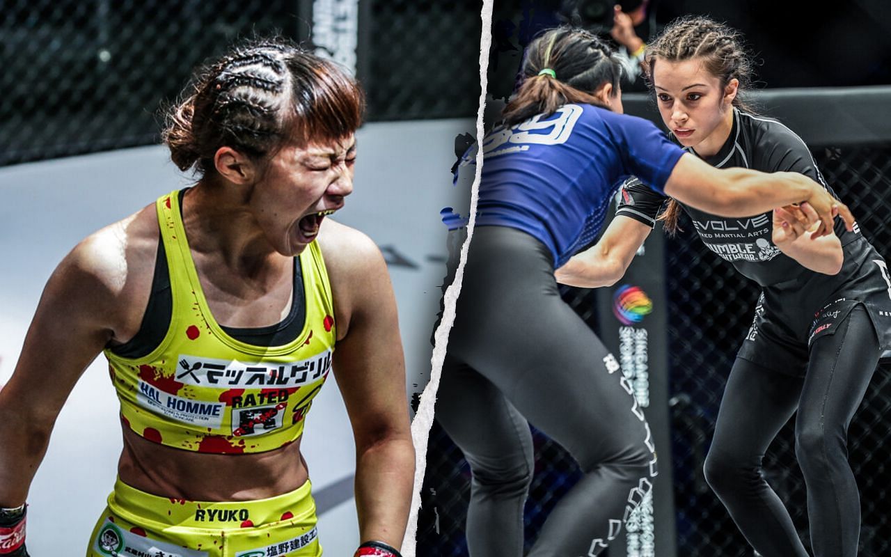 Ayaka &quot;Zombie&quot; Miura (L) / Danielle Kelly (R) -- Photo by ONE Championship