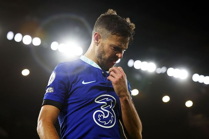 Breaking: Chelsea star Cesar Azpilicueta stretchered off after horrific collision with Southampton's Sekou Mara