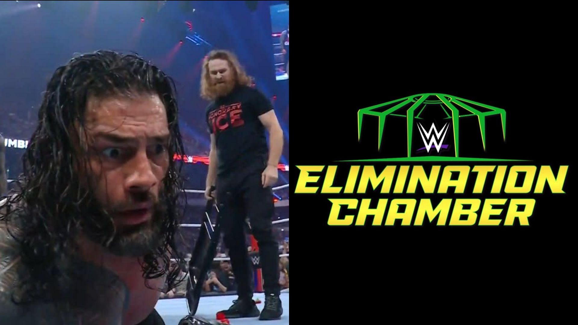 Looks like a Sami Zayn and Roman Reigns match is about to go down at Elimination Chamber