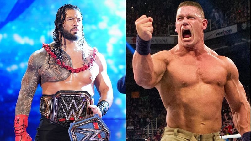 roman reigns big record john cena