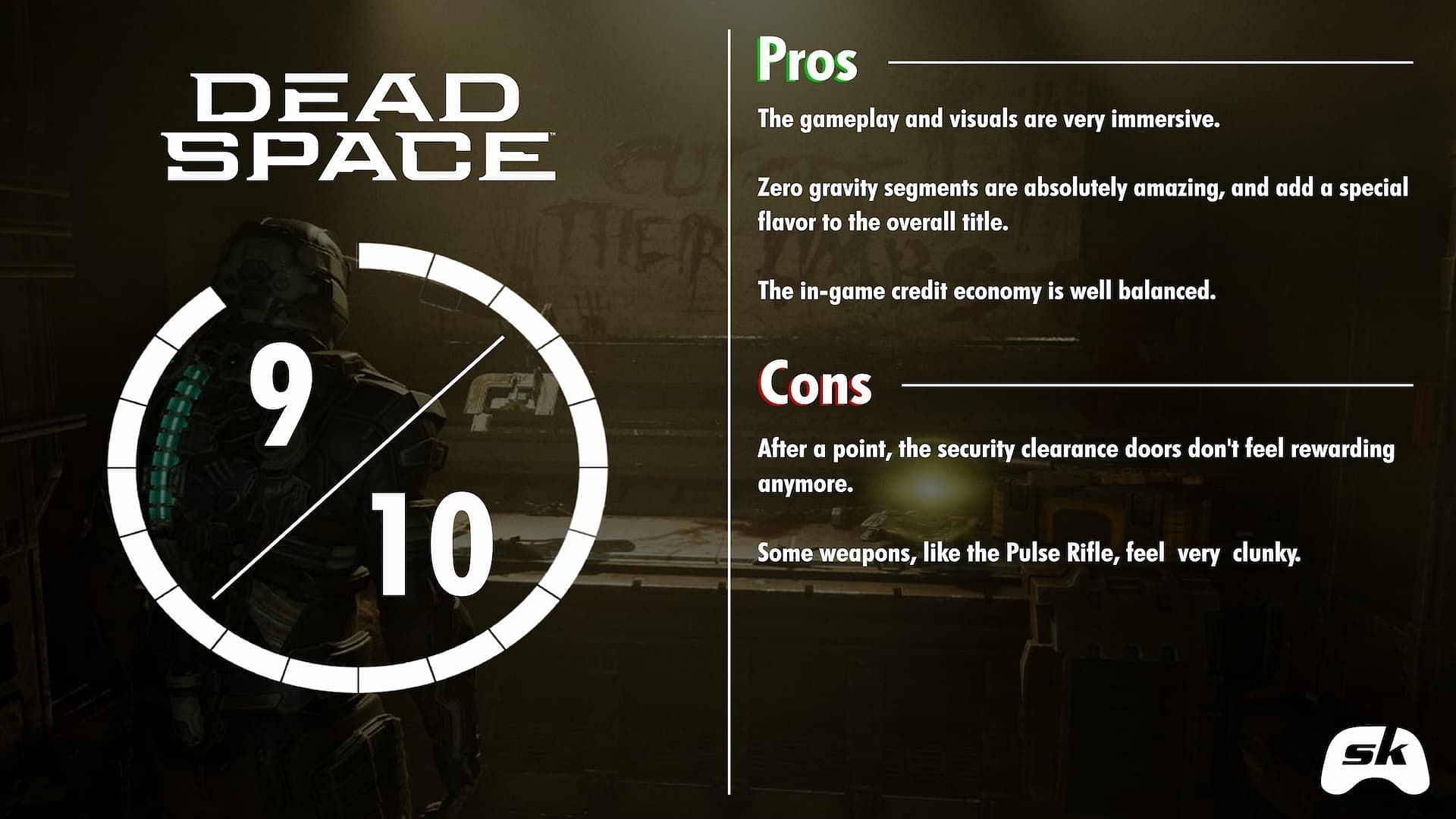 Dead Space Reviews, Pros and Cons