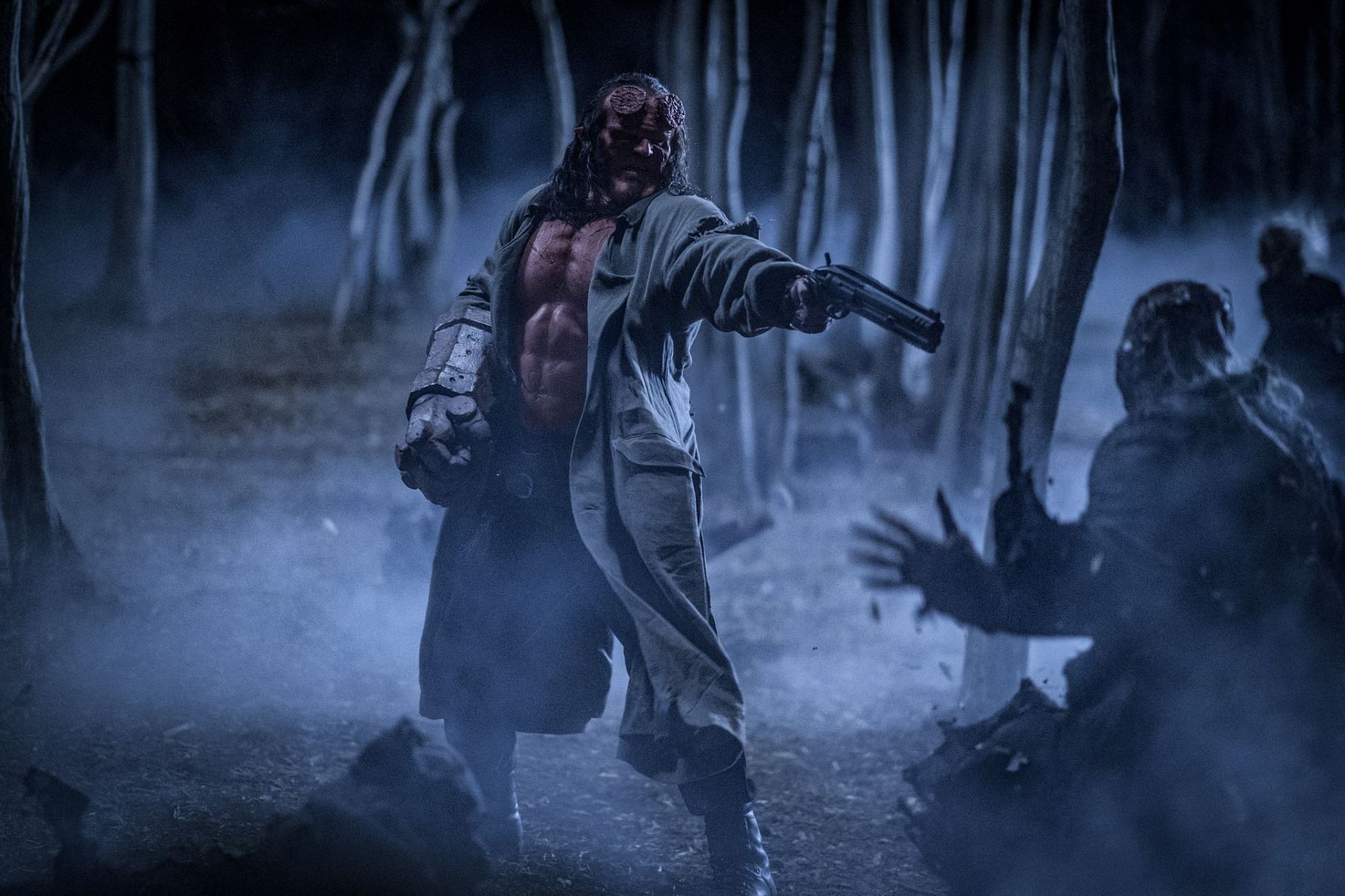 Hellboy, the iconic demon superhero, is set to return in a new reboot titled Hellboy: The Crooked Man (Image via Lionsgate)