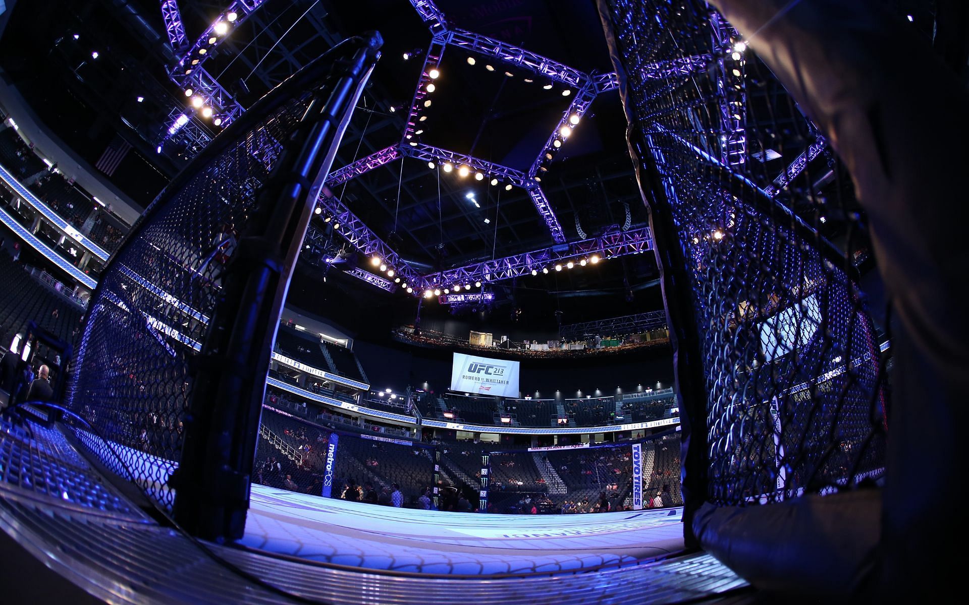 UFC octagon [Image courtesy: Getty]