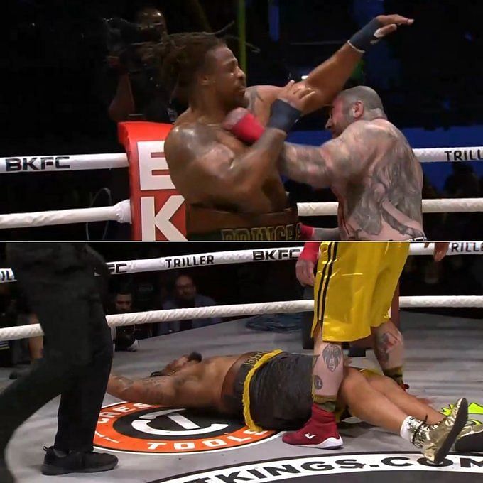 Watch Greg Hardy get brutally KO'd in BKFC debut (Video)