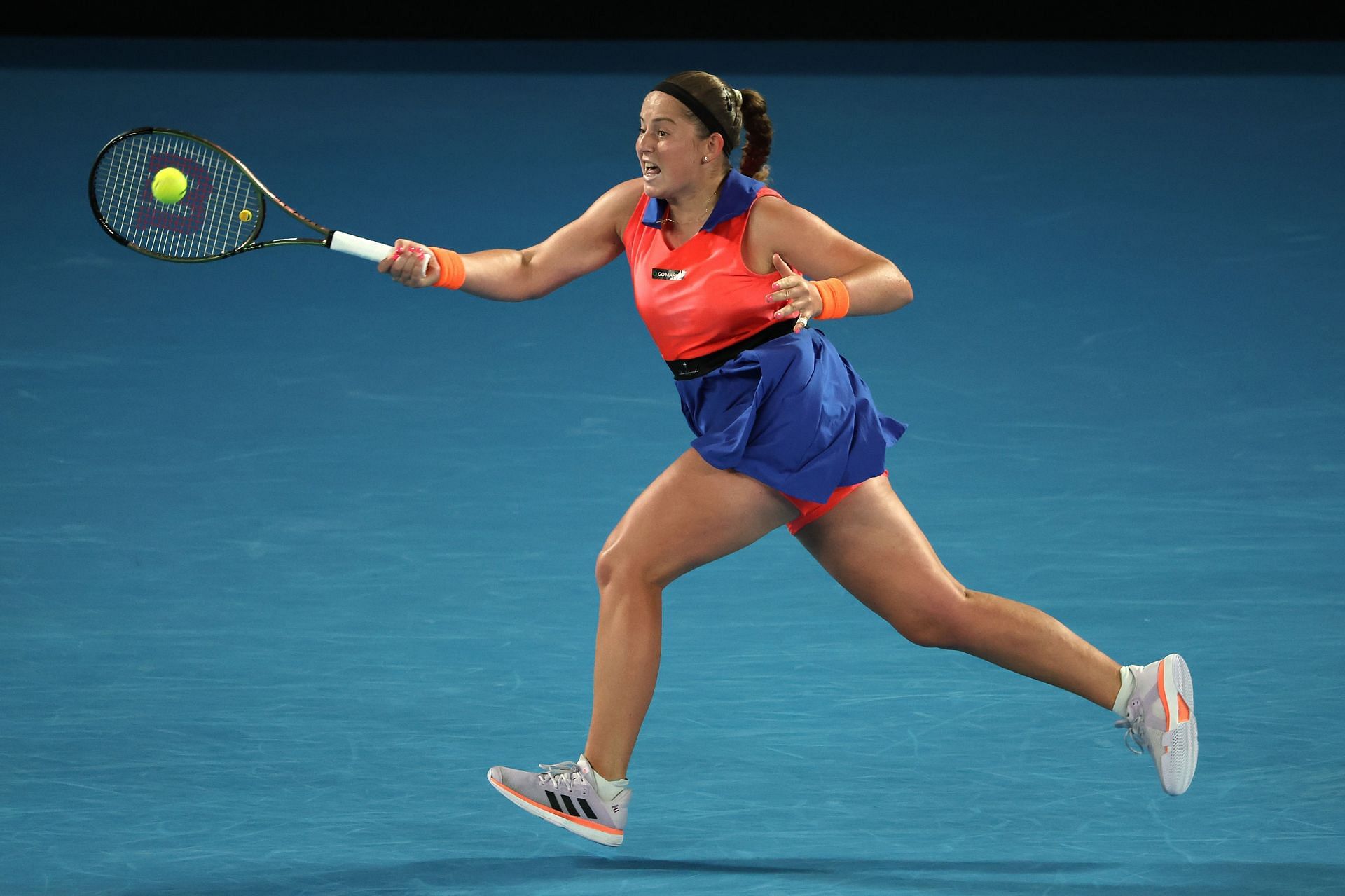 Jelena Ostapenko is seeded fifth at the 2023 Abu Dhabi Open.