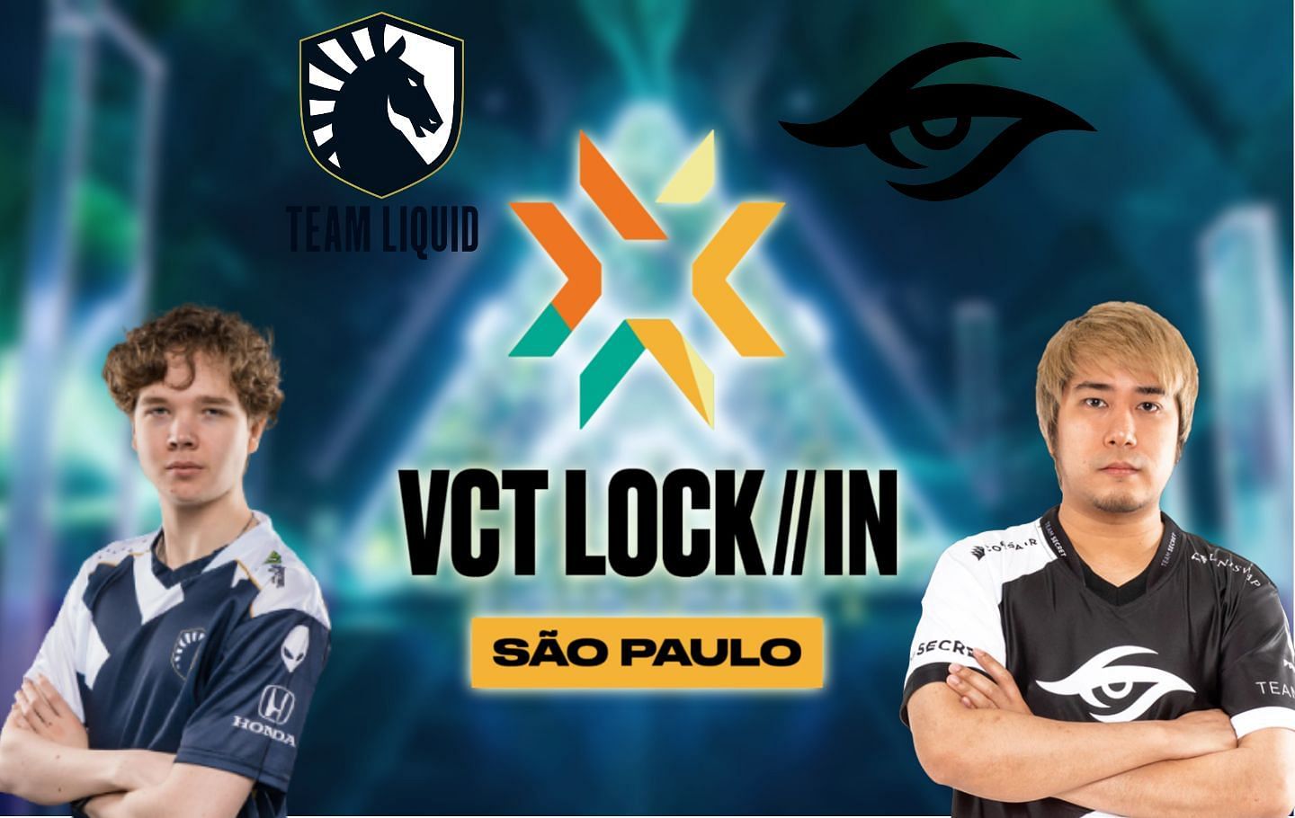 Team Liquid vs Team Secret: Who will win the upcoming Round 1 matchup in VCT LOCK//IN 2023? (Image via Sportskeeda)