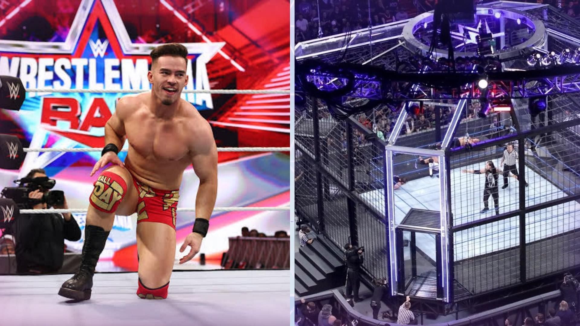 Austin Theory is set to defend his United States Championship at the WWE Elimination Chamber event