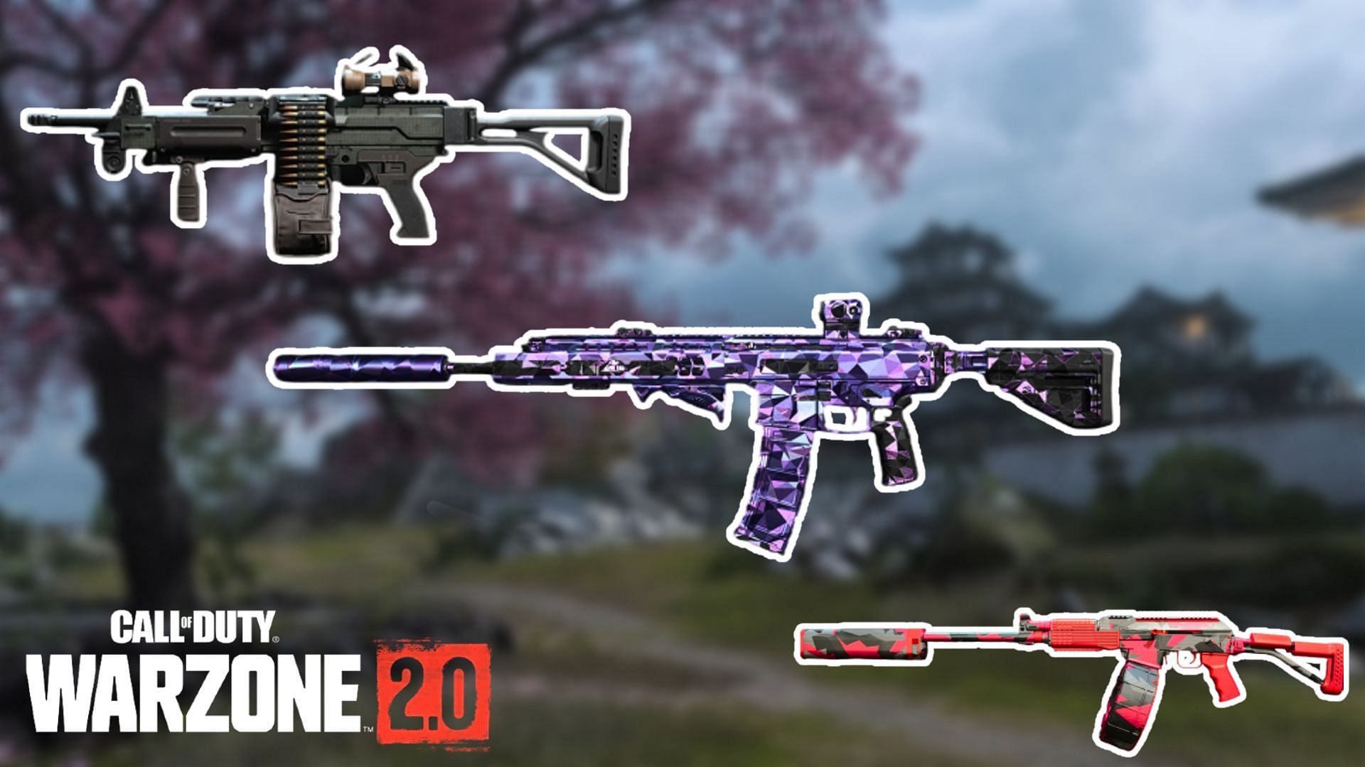 A look at the best weapons to use in Ashika Island in Season 2 of Warzone 2 (Image via Activision)