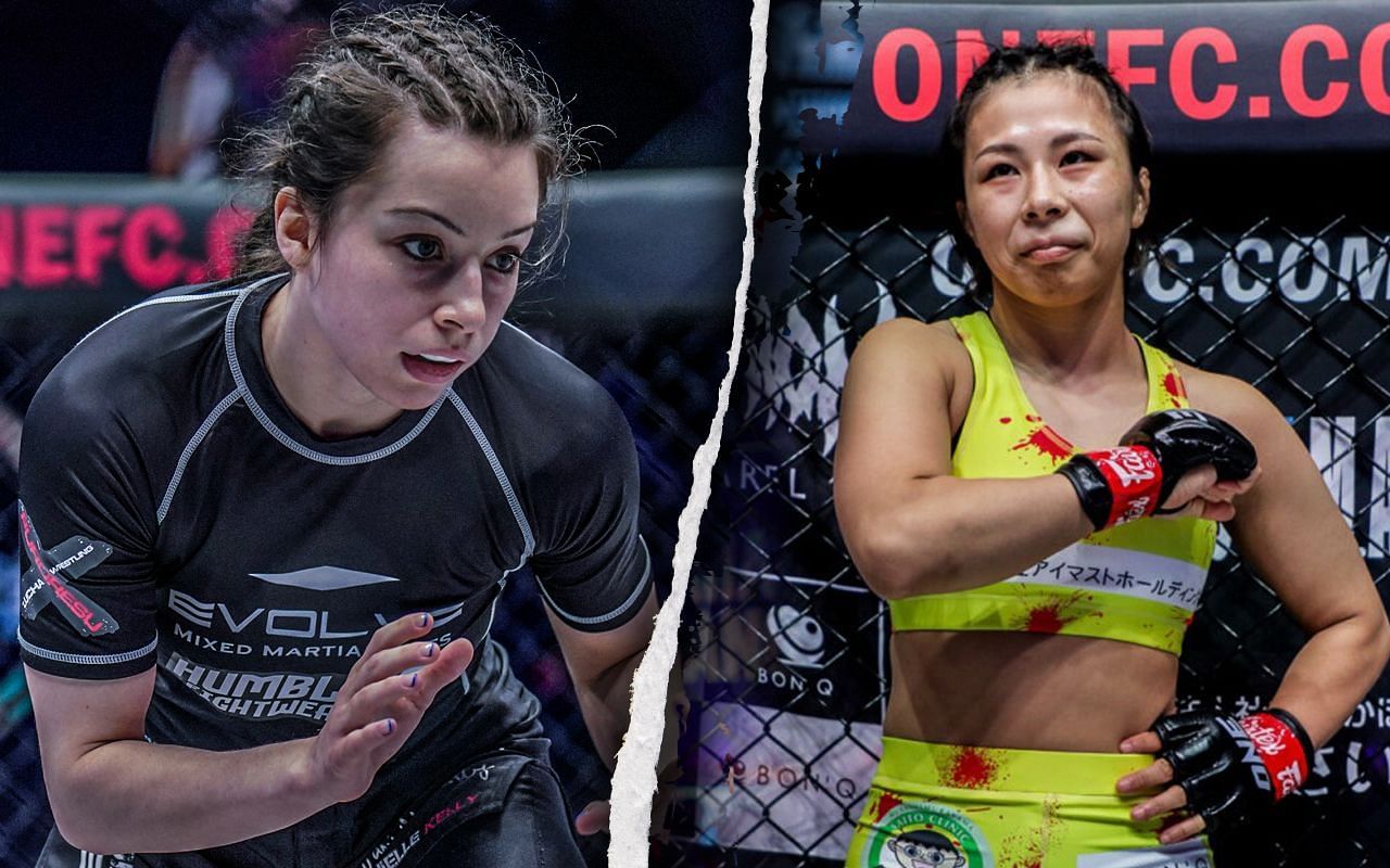 Danielle Kelly (left), Ayaka Miura (right), photo by ONE Championship