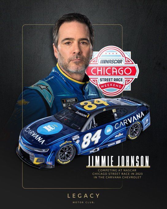 NASCAR legend Jimmie Johnson announces his participation in Chicago Street Race