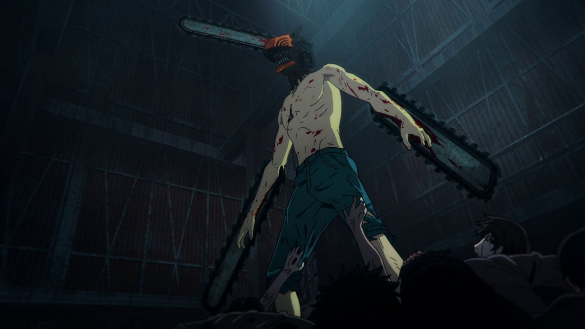 Chainsaw Man killing zombies (Image via MAPPA)
