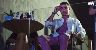 Cristiano Ronaldo shows off stylish look as he poses with his son and Mike Tyson at Jake Paul vs Tommy Fury fight
