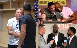 5 times bitter rivals in the UFC squashed their beef