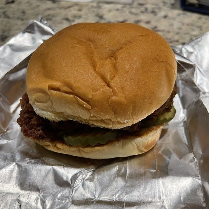 "7 dollars for cauliflower is insane" Chick Fil A Cauliflower Sandwich