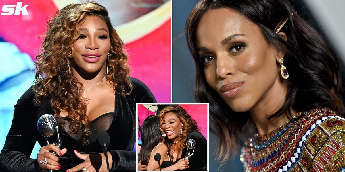 Serena Williams and Kerry Washington exchange words of admiration at NAACP Image Awards