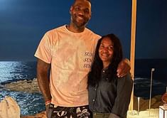 What did LeBron James' mother Gloria James say on her son breaking Kareem's record?