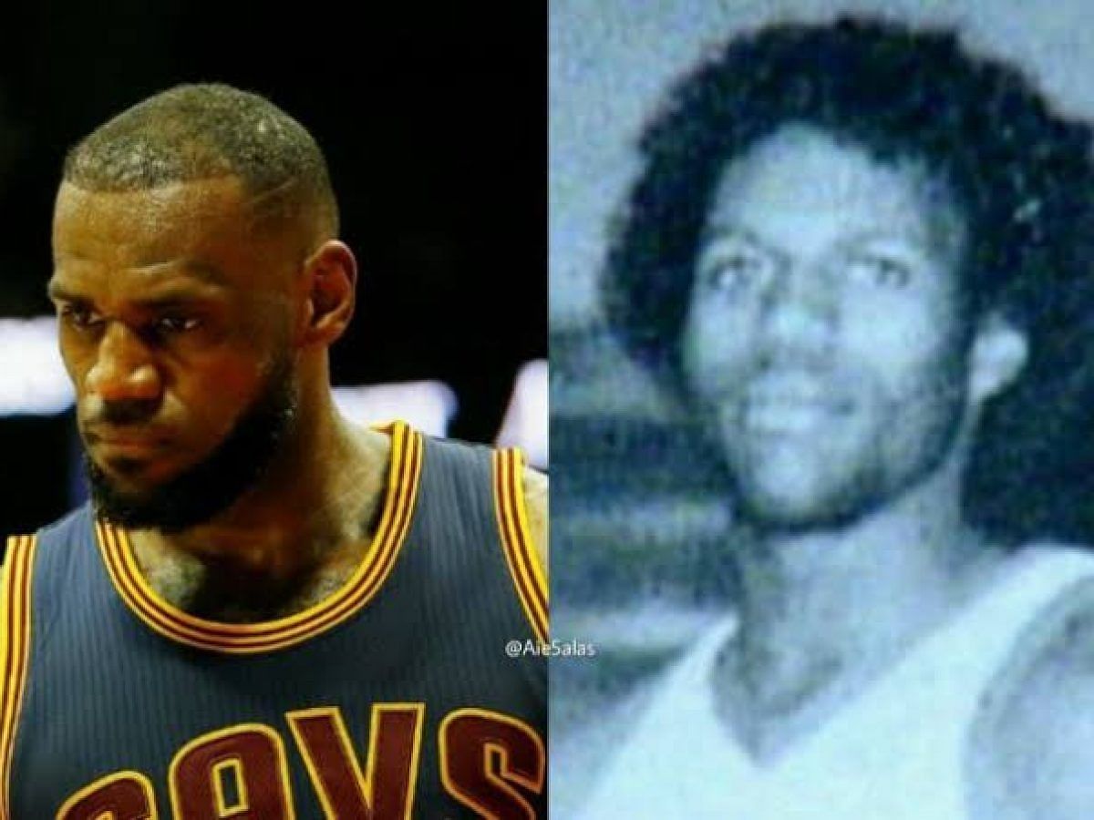 LeBron James and his father Anthony McClelland