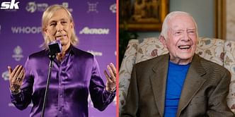 "You are one of a kind in every good way possible"- Martina Navratilova lauds former U.S. President Jimmy Carter as 98-year-old receives hospice care
