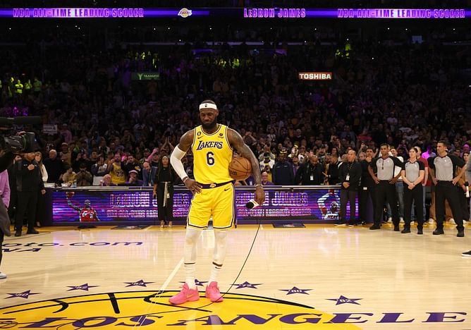 Celebrities react as LeBron James breaks Kareem Abdul-Jabbar's scoring record: "Bron's outfit said 'Today is the mf day'"