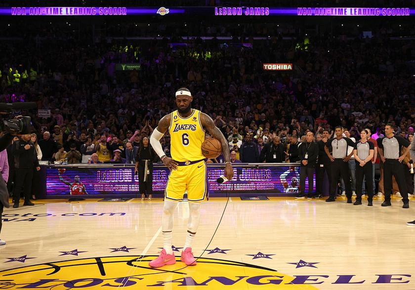 Lebron James breaks the NBA's all-time scoring record