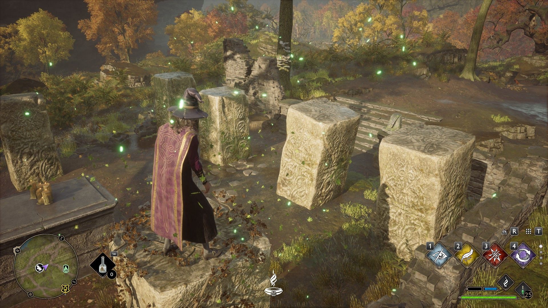 Jump from pillar to pillar without falling or touching the ground (Image via WB Games)