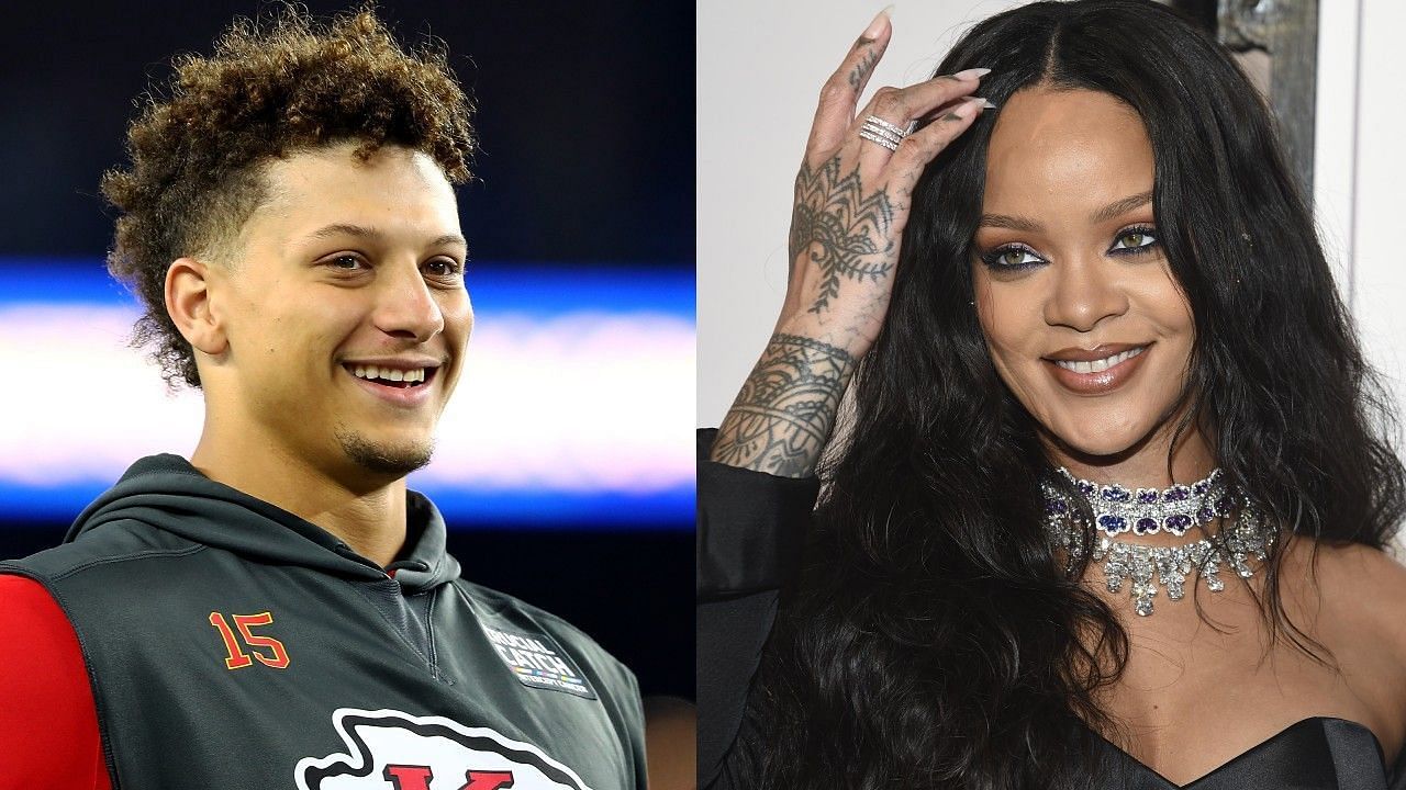 Patrick Mahomes was caught off guard by a question about Rihanna that turned out to be a prank by a former NFL player. 