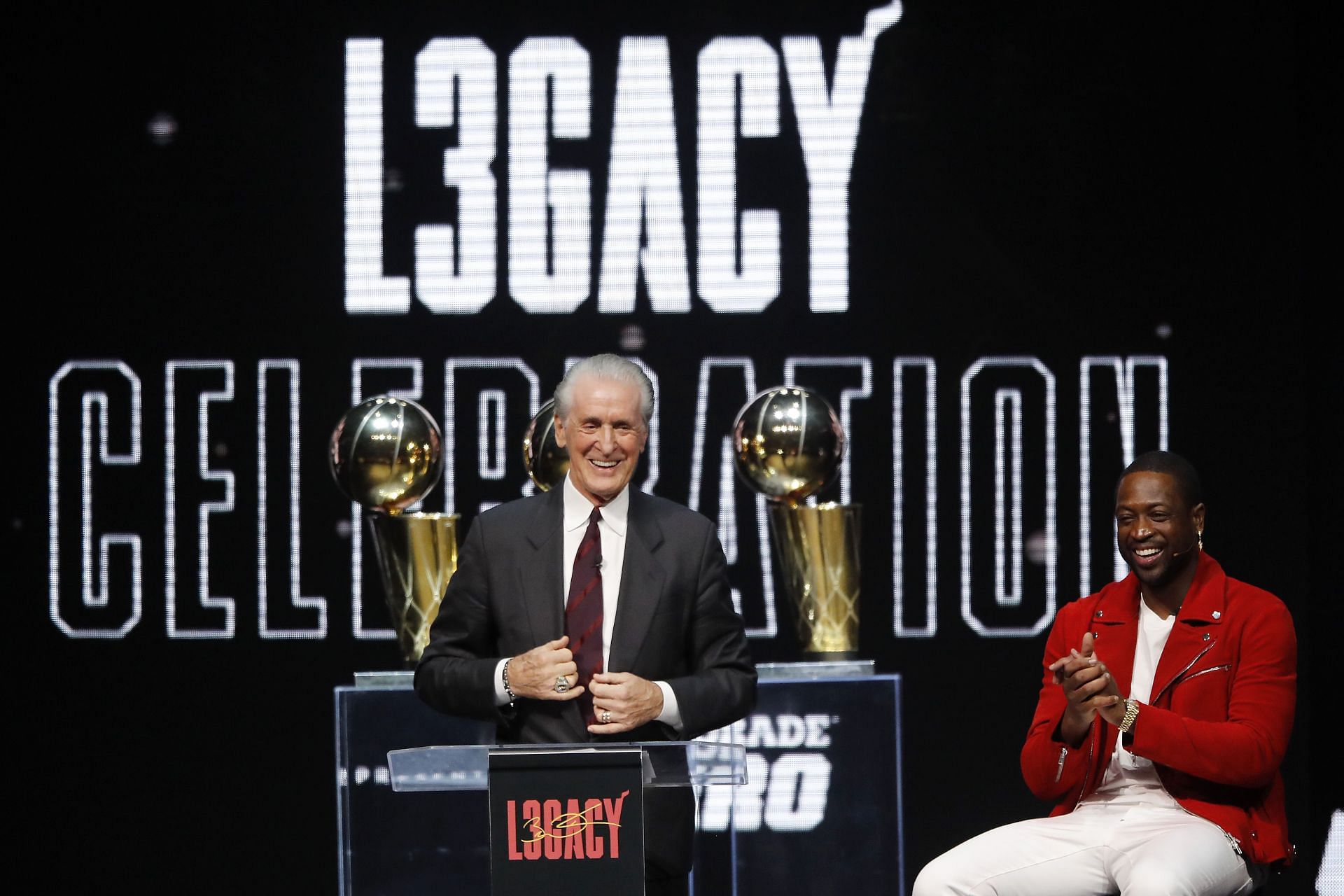 Miami Heat Dwyane Wade L3GACY Celebration