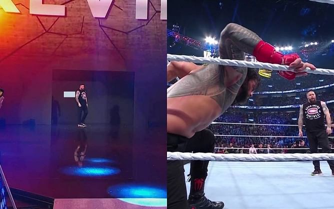 WATCH: "You F*cked up" chants hijack surprising segment as 57-year-old legend attacks Kevin Owens at Elimination Chamber