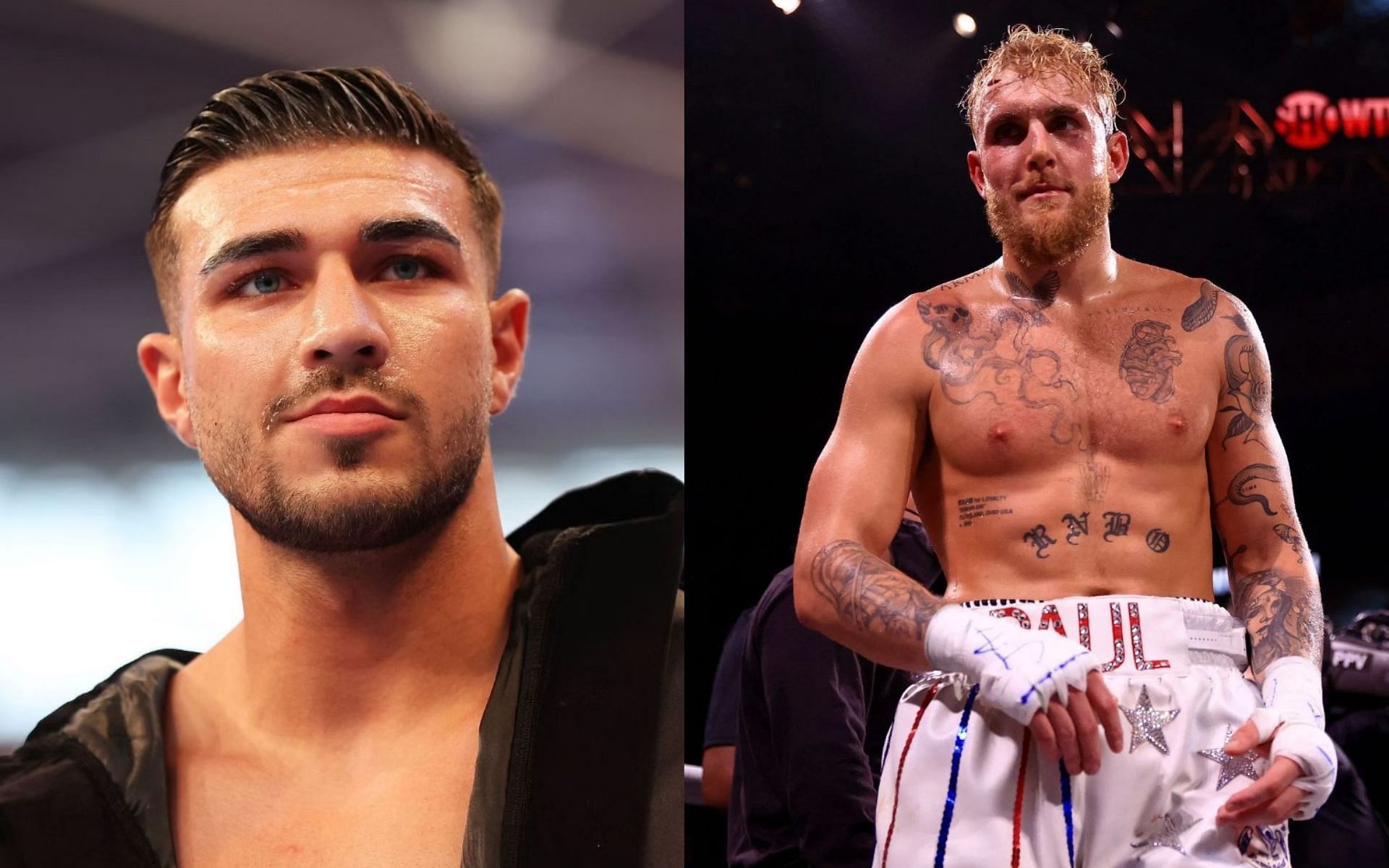 (Left) Tommy Fury and Jake Paul (Right) (Image Credits; Getty Images)